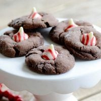 Chocolate Peppermint Blossoms