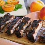 Peach Bourbon Baby Back Ribs