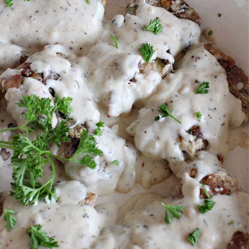 Chicken Thighs with Garlic Parmesan Sauce