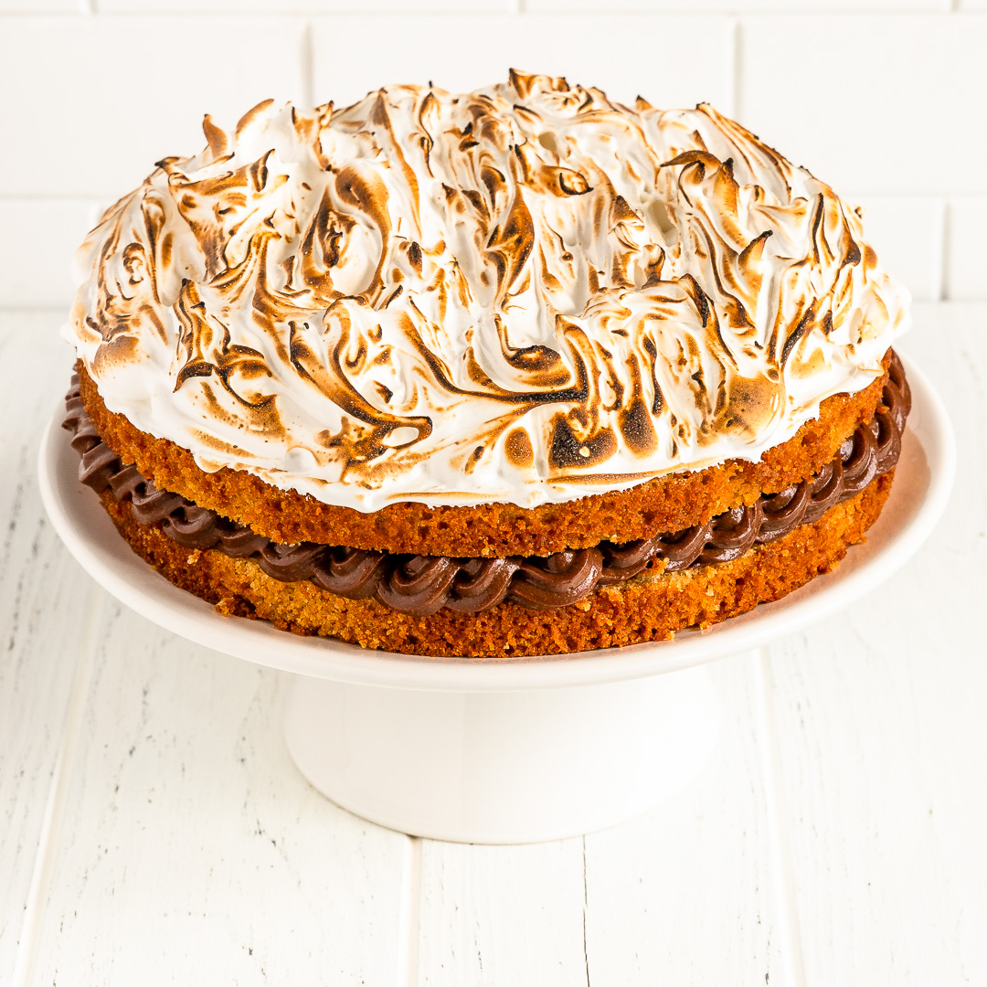 S'Mores Boston Cream Pie