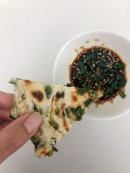Sourdough Discard Scallion Pancakes