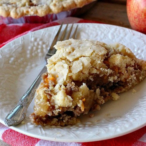 Breakfast Sausage Apple Pie