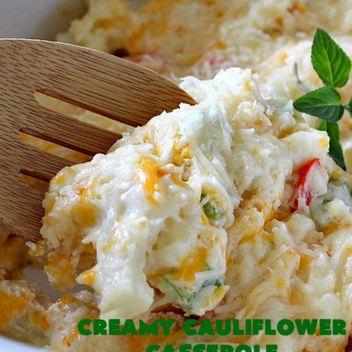 Creamy Cauliflower Casserole