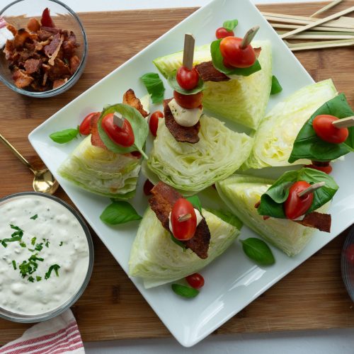 Wedge Salad Skewers