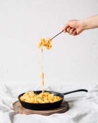Butternut squash baked mac and cheese