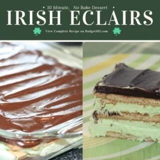 Alcoholic Version 10-Minute Irish Eclair Bars