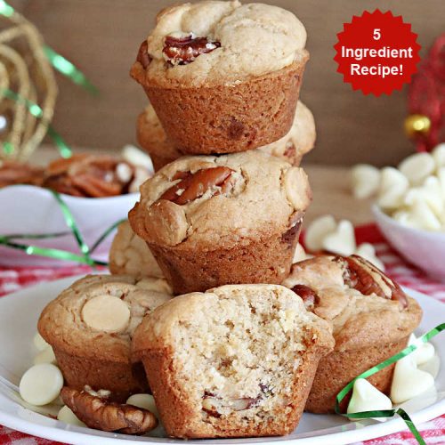Butter Pecan White Chocolate Cookie Cups