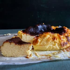 Simple Basque Cheesecake