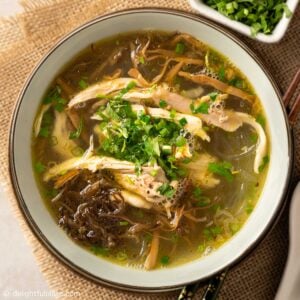 Chicken Glass Noodle Soup (Miến Gà)