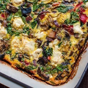 Bacon & Boursin Egg Casserole