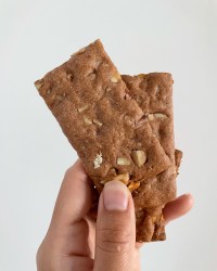 Sourdough Discard Almond Cacao Crisps