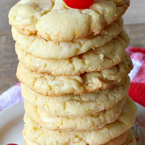Pina Colada White Chocolate Cookies