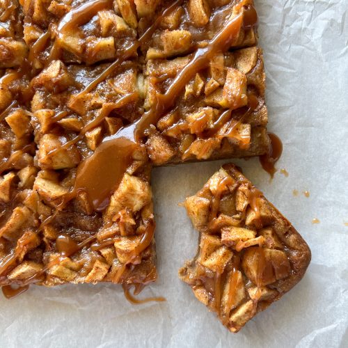 Apple Butter Caramel Blondies