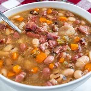 Crockpot Ham and Bean Soup
