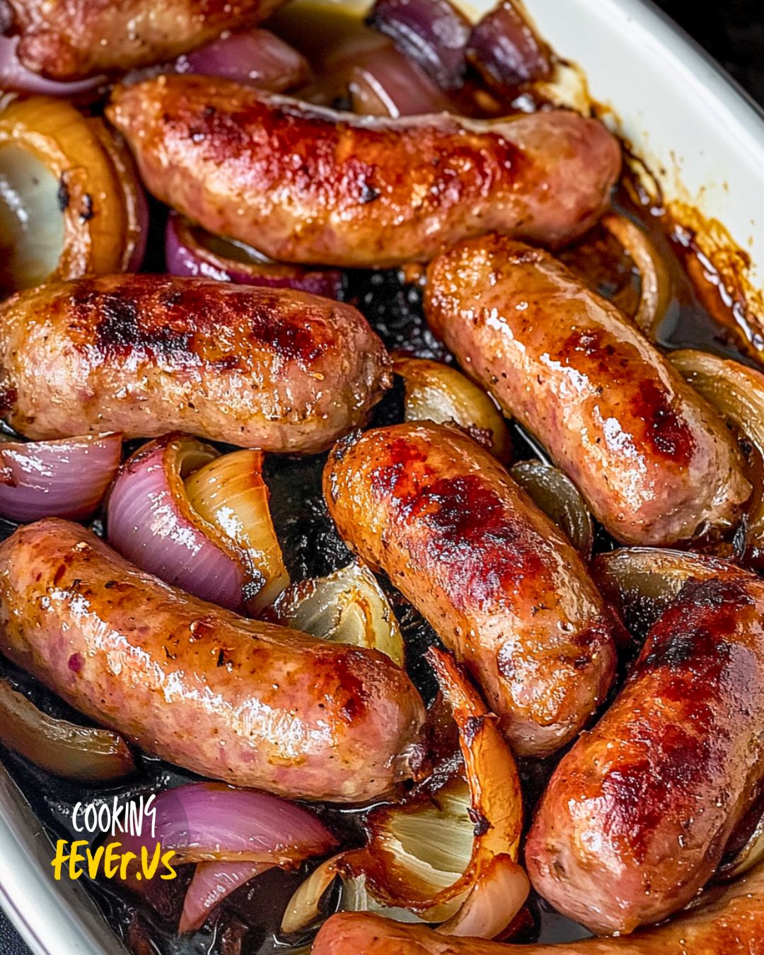 Oven Baked Brats With Roasted Onions