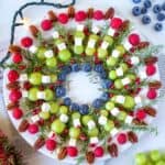 Christmas Wreath Fruit Board,