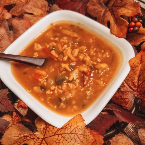 Spicy Pumpkin Chicken Chili