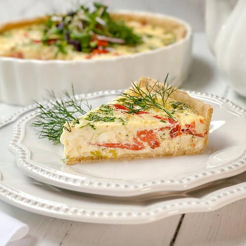 Smoked Salmon Quiche