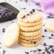 Lavender Shortbread Cookies