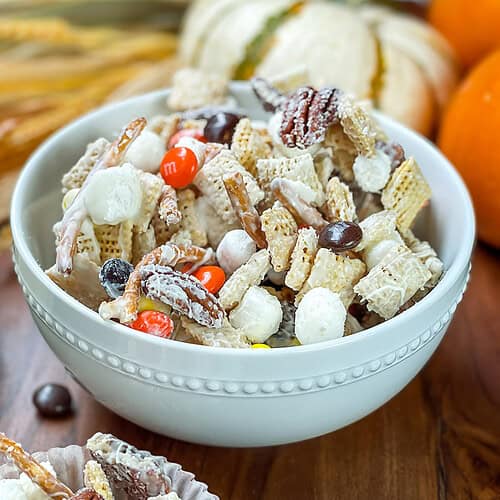 5 Minute Fall Crack (aka Fall Snack Chex Mix)