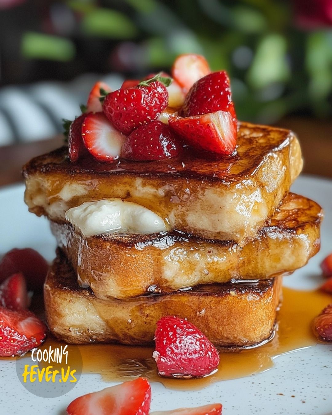 Creamy Crème Brûlée French Toast