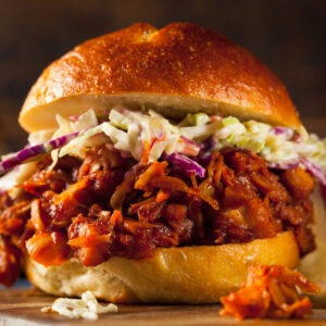 Sweet & Spicy Jackfruit Sliders