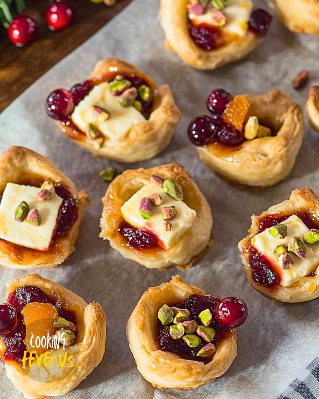 Cranberry Brie Bites