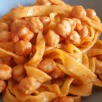 Pasta with chickpeas and rosemary