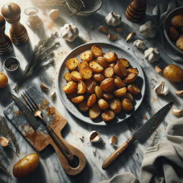 Garlic Roasted Potatoes Recipe for Thanksgiving