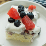 Watermelon Blueberry Poke Cake Recipe