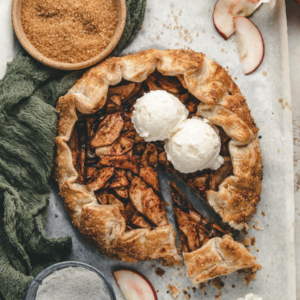 Apple Galette with Puff Pastry