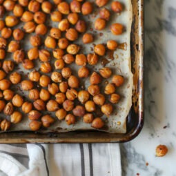 Maple Cinnamon Roasted Chickpeas