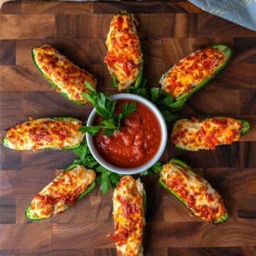 Pepperoni Pizza Keto Jalapeño Poppers