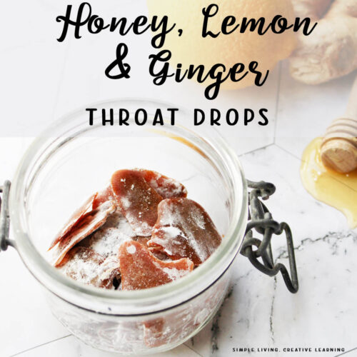 Honey Lemon and Ginger Throat Drops