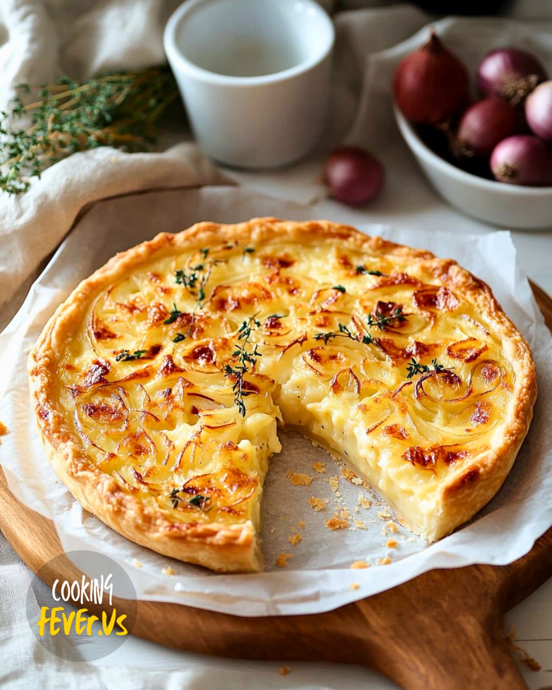 German Onion Pie (Zwiebelkuchen)