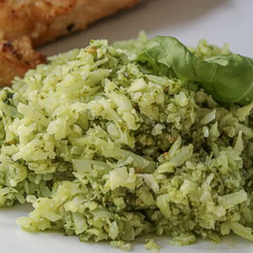 Pesto Cauliflower Rice
