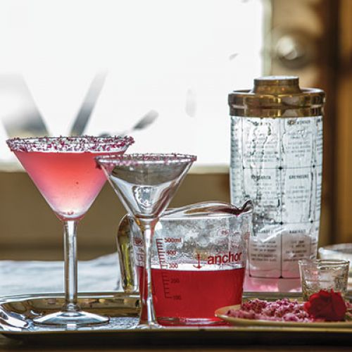 Bill Varney’s Lemon-Rose Martini