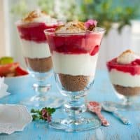 Strawberry Rhubarb Parfaits