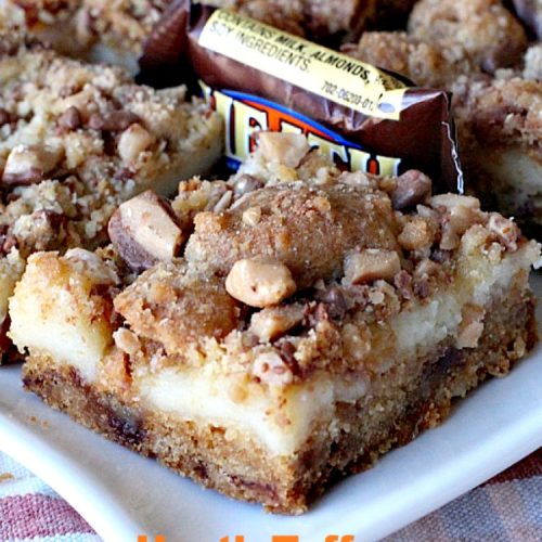 Heath Toffee Cheesecake Brownies