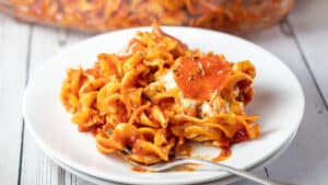 Pepperoni Pizza Casserole