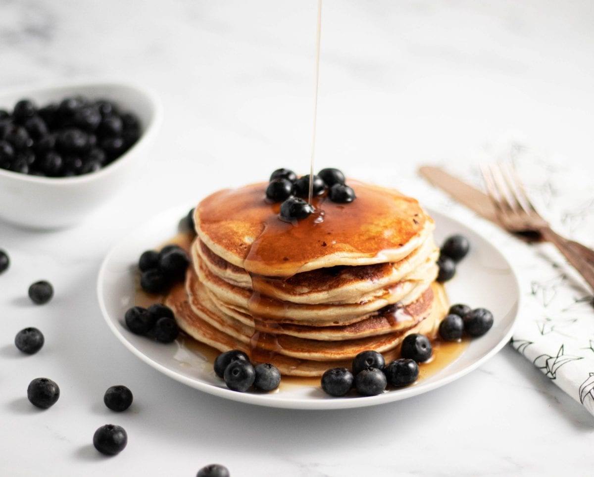 Blueberry Yogurt Pancakes