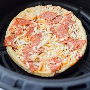 Air Fryer Frozen Mini Pizza