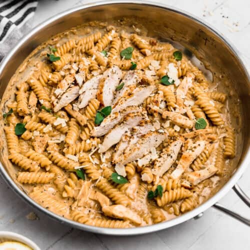 Garlic Parmesan Chicken Pasta Recipe