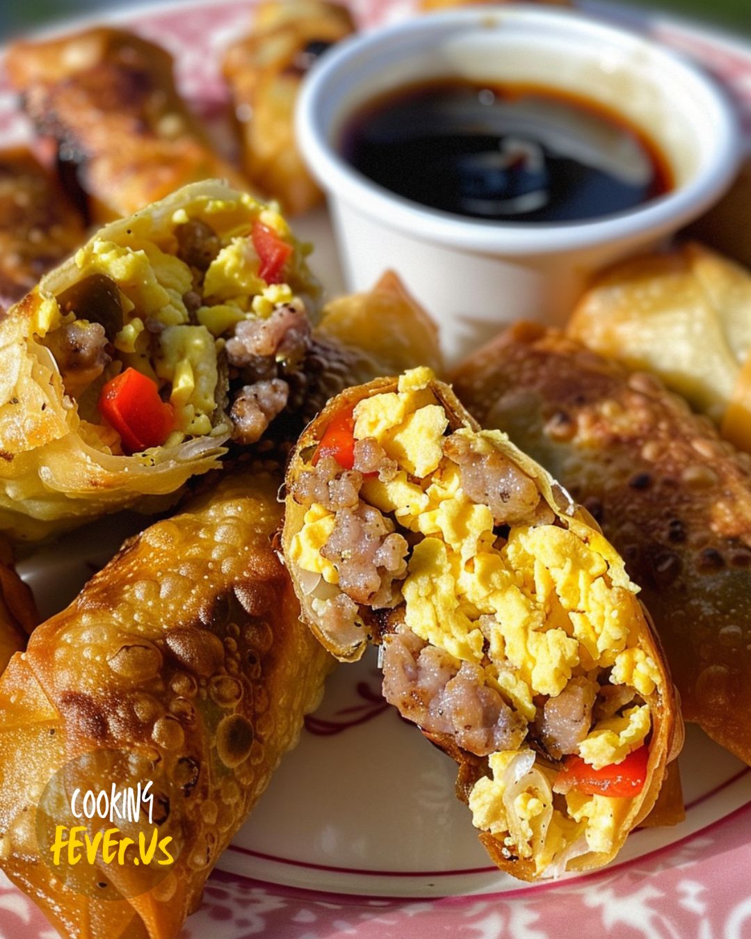 Loaded Breakfast Egg Roll