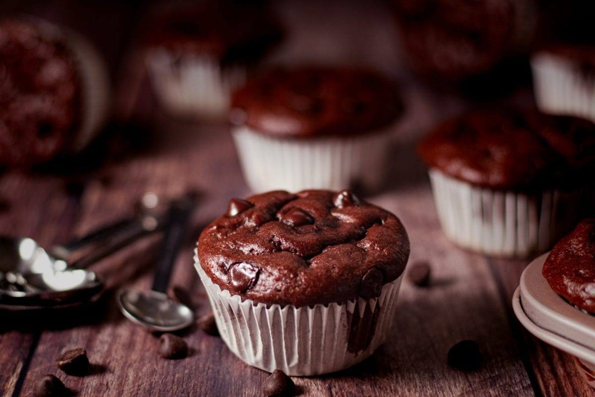 Chocolate Banana Protein Muffin