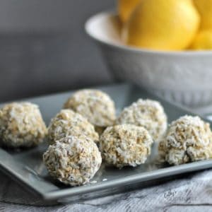 Lemon Coconut Chia Balls
