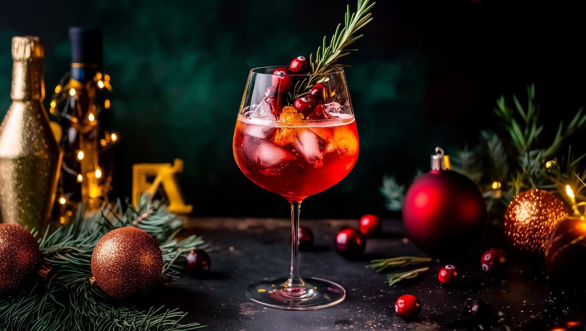 Cranberry Winter Aperol Spritz