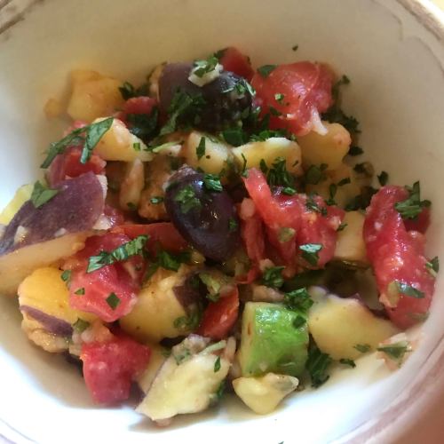 Panzanella Meets Italian Potato Salad