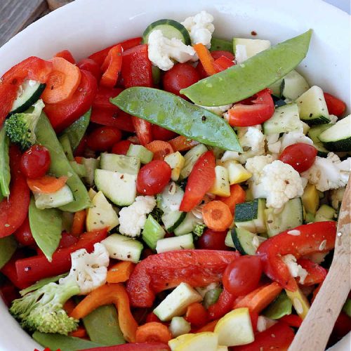 Crunchy Marinated Vegetable Salad