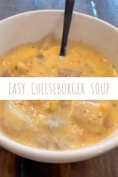 Cheeseburger Soup